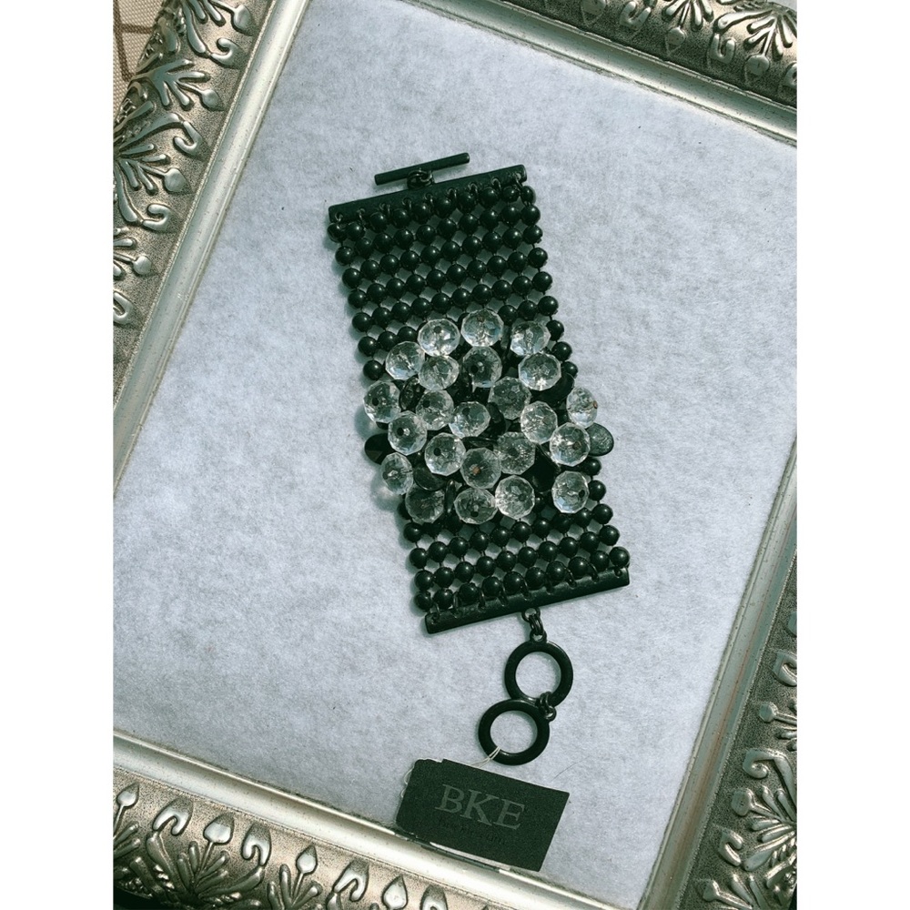 Black Beaded cuff